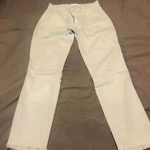 Baby Blue Cropped Pants by Loft
